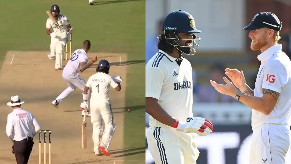 high voltage drama in lords test Akash Deep fight with carse ben stokes claps for kl rahul ind vs eng 3rd test