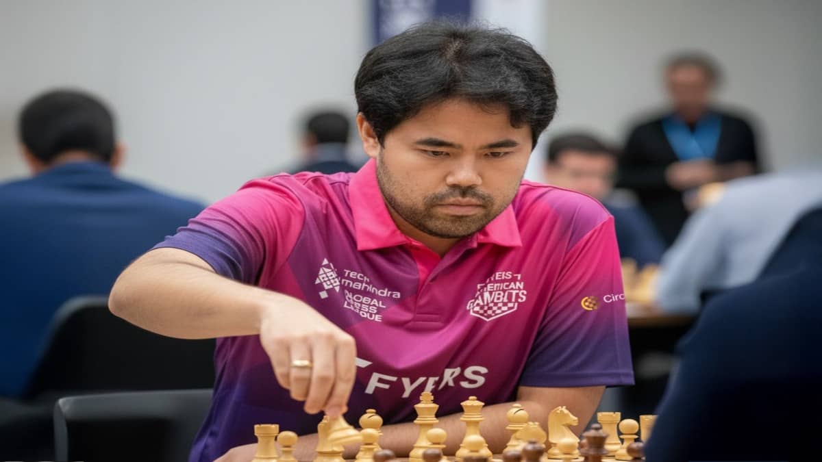 Hikaru Nakamura in action