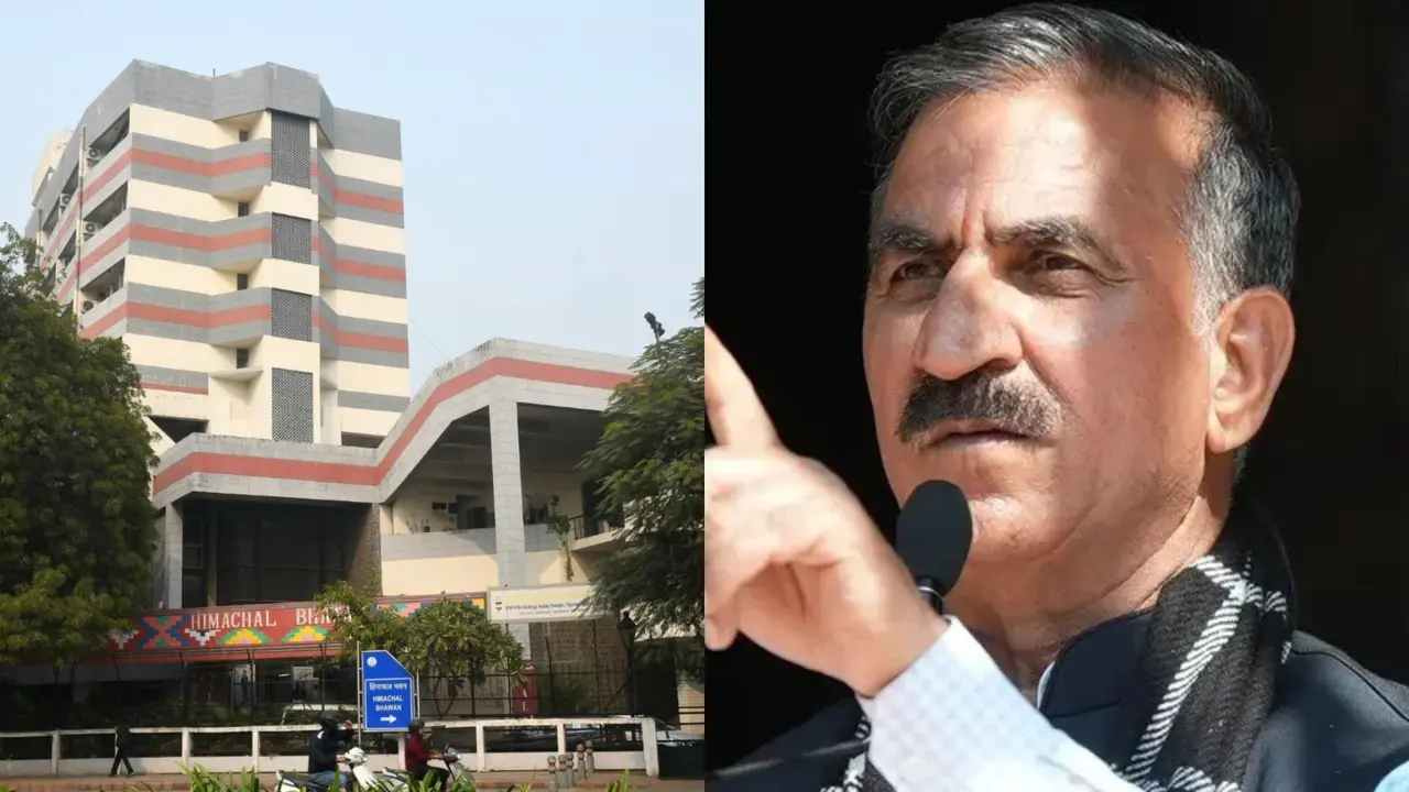Himachal Bhavan In Delhi 'On Sale' As Sukhu Govt Fails To Clear Power Firm’s Dues Himachal Bhavan In Delhi 'On Sale' As Sukhu Govt Fails To Clear Dues