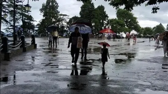 Orange alert of heavy rain in Himachal Pradesh