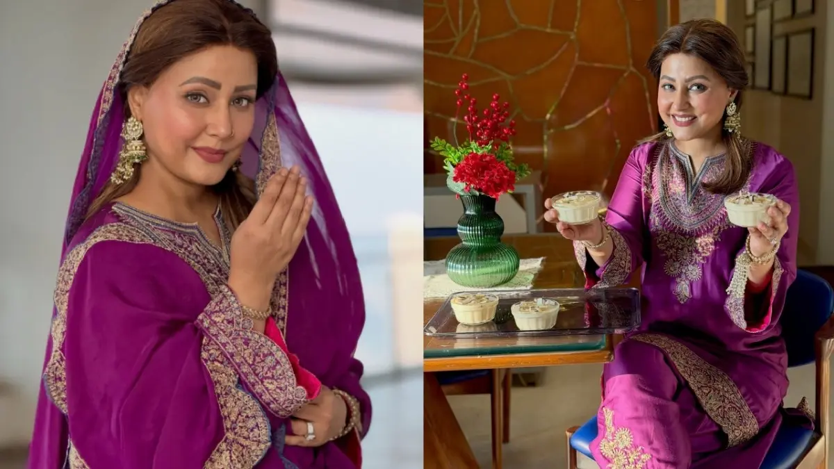 शादी के बाद Hina Khan का पहला रमजान, इफ्तारी में बनाई फिरनी, फैंस को दी मुबारकबाद Hina Khan