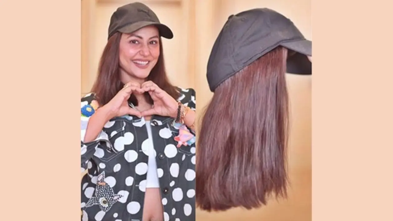 hina khan hair look