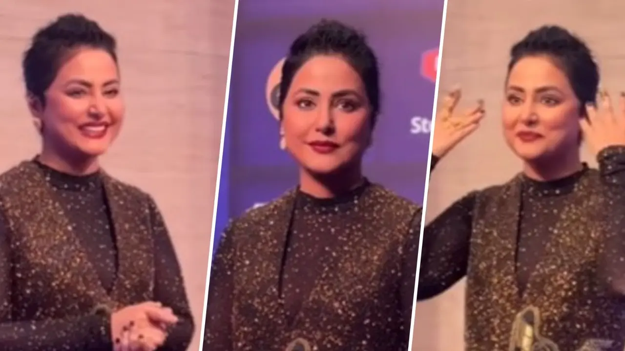 Cancer-Stricken Hina Khan Rocks Spiky Hairdo, Ditches Wig At Event Hina Khan recently attended an event flaunting her real hair amid cancer battle