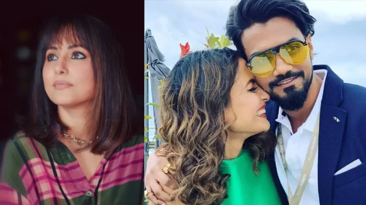 Hina Khan with boyfriend Rocky Jaiswal