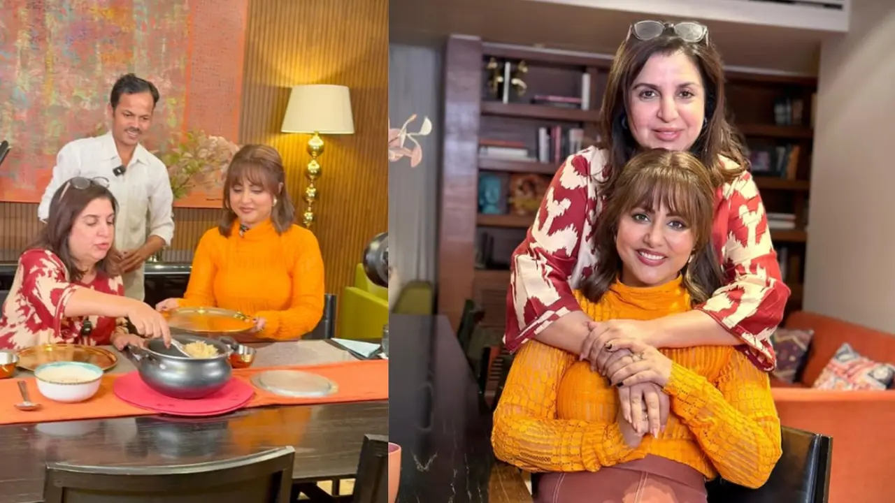 Hina Khan with Farah