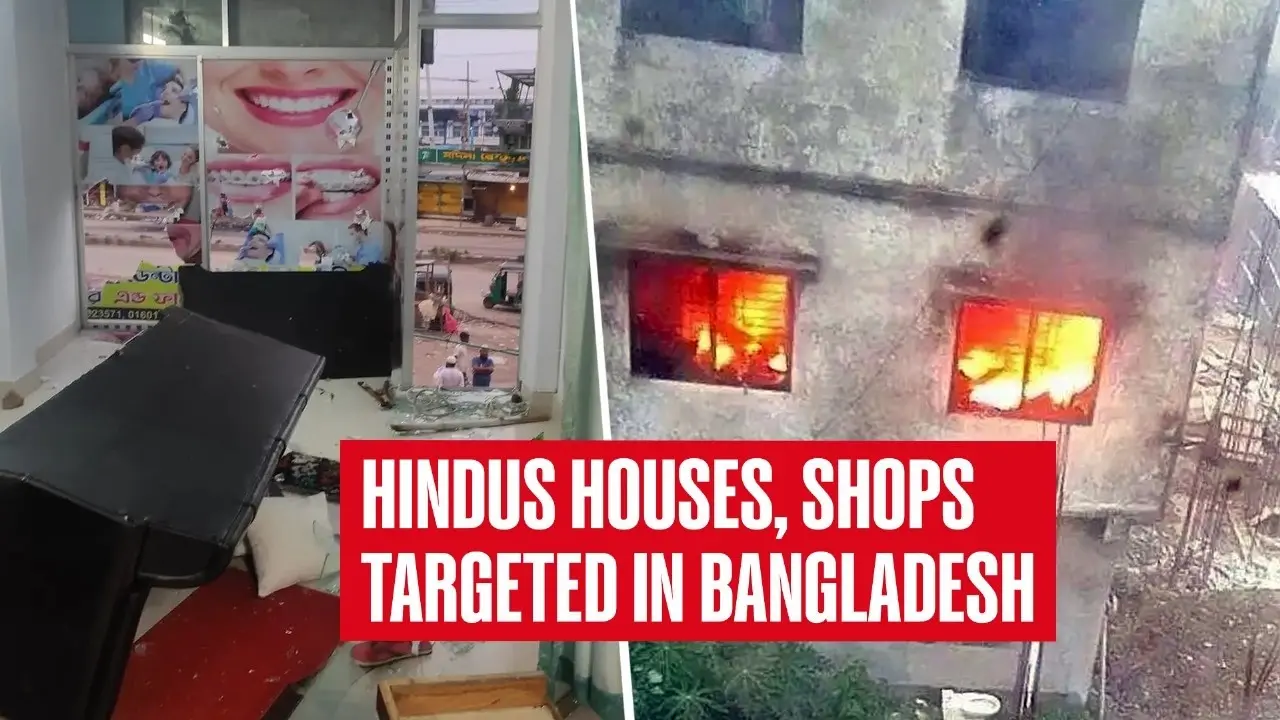 Hindus Targeted At 27 Districts in Bangladesh, Houses, Businesses Attacked Hindus targeted in Bangladesh