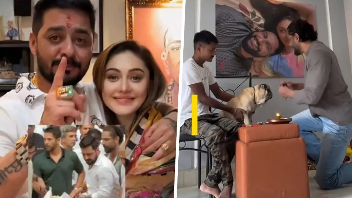 Hindustani Bhau photos with shefali jariwala