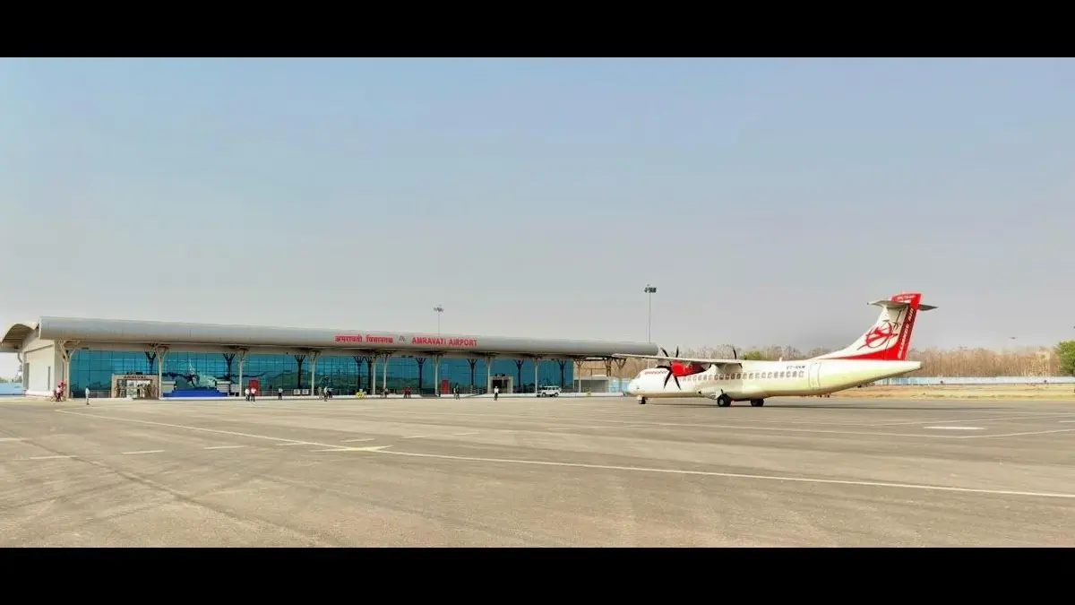 Historic First Commercial Flight From Mumbai Lands at Amravati Airport: Check Timings, Ticket Price, Schedule Historic First Commercial Flight From Mumbai Lands at Amravati Airport