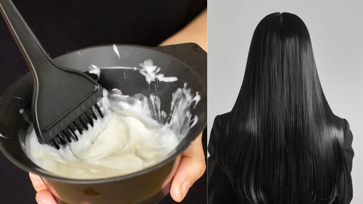 Homemade DIY Black Hair Colour