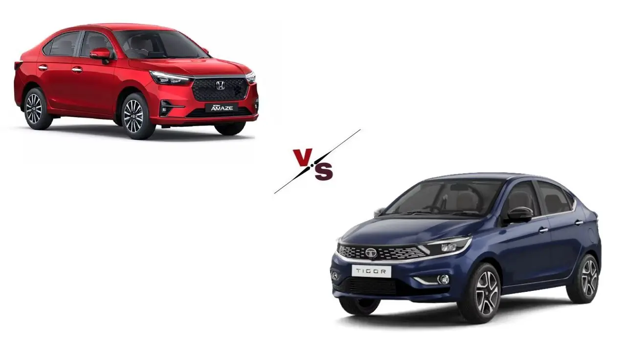 Honda Amaze vs Tata Tigor