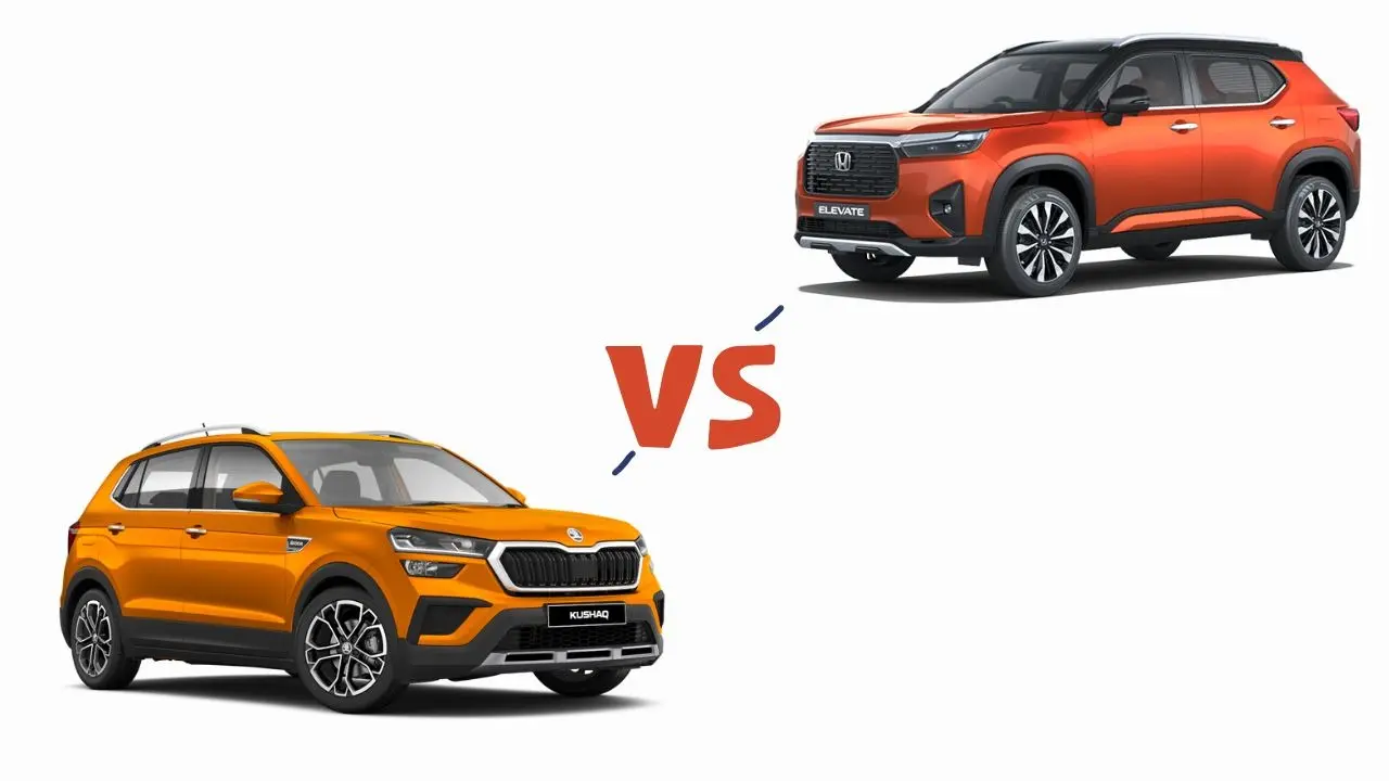 Honda Elevate vs Skoda Kushaq - Price, Feature, Specifications Compared Honda Elevate vs Skoda Kushaq