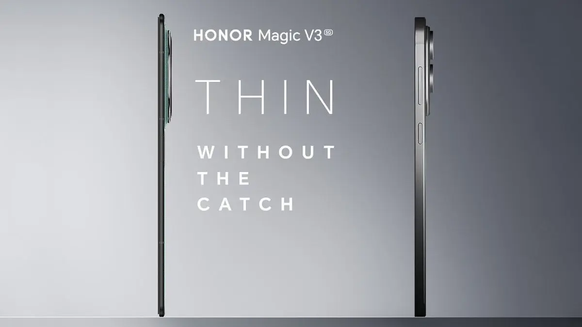 Honor Mocks Samsung’s ‘Slimmest Ever’ Phone Claim, Shows Off its Foldable Magic V3’s Slimness