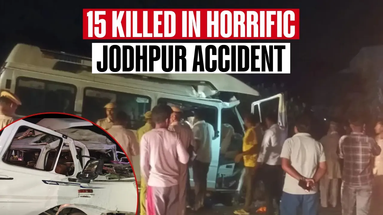 Horrific Jodhpur Accident: 15 Killed As Tempo Traveller Full of People Crashes Into Tractor Trailer
