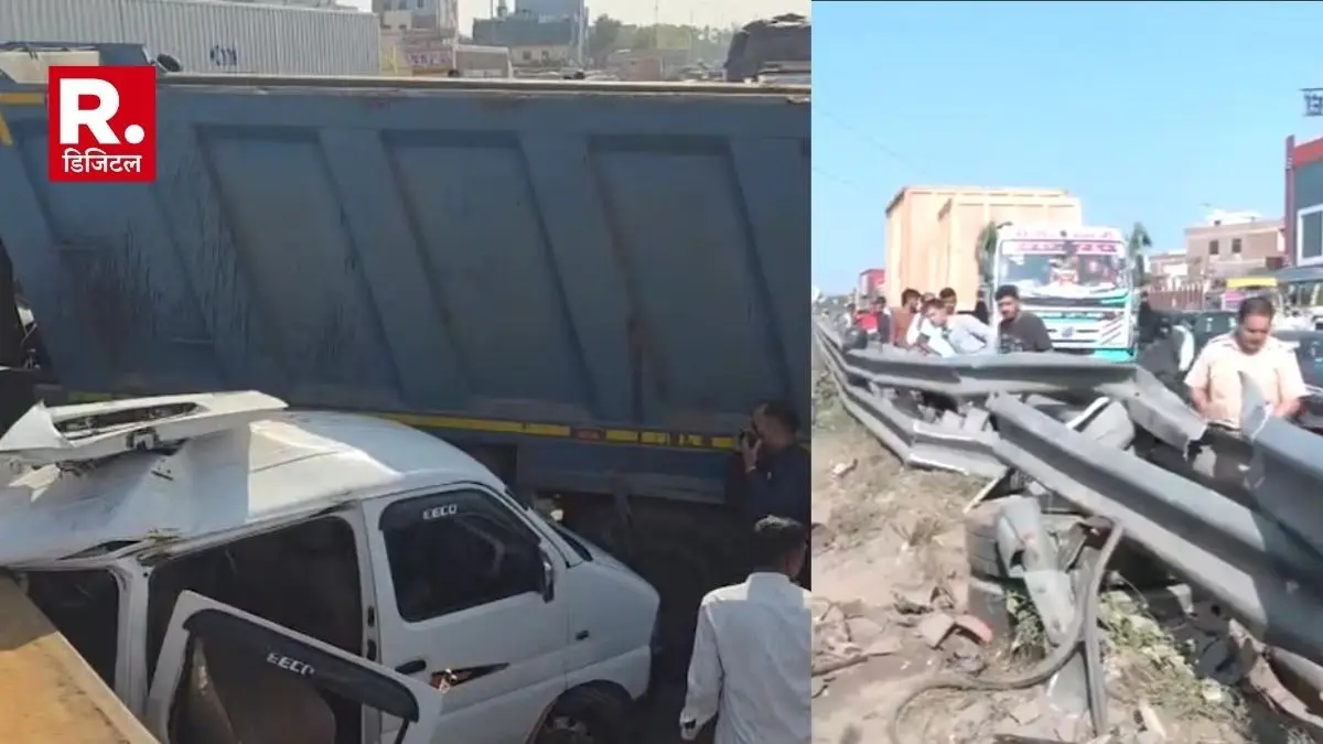 Horrific road accident in Jaipur Drunk dumper driver wreaks havoc 10 killed
