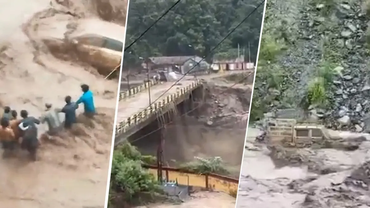 Horrific Videos Show Cloudburst in Himachal Pradesh as Flash Floods Kill 2