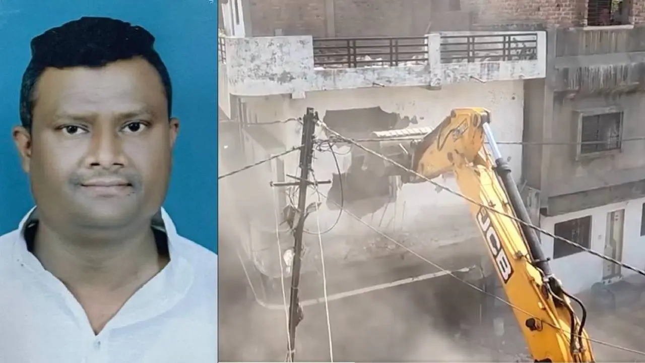 House of Nagpur violence accused Faheem Khan being demolished