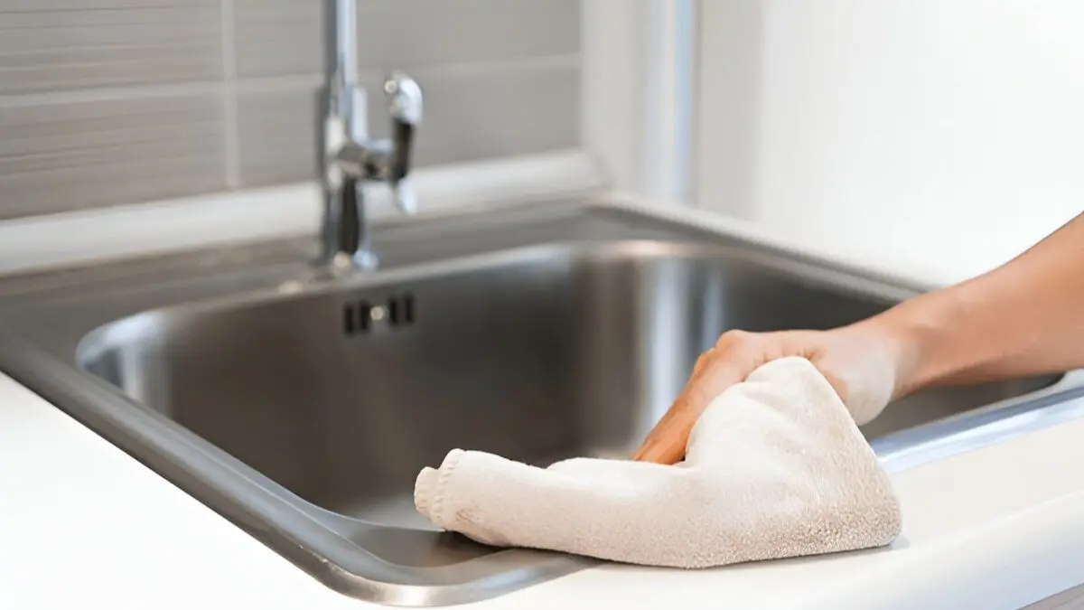 how to clean kitchen dirty and sticky cloth at home