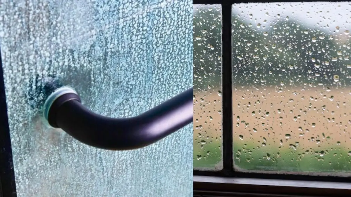 how to clean water drop stains from dirty windows during monsoon rainy season using home remedy