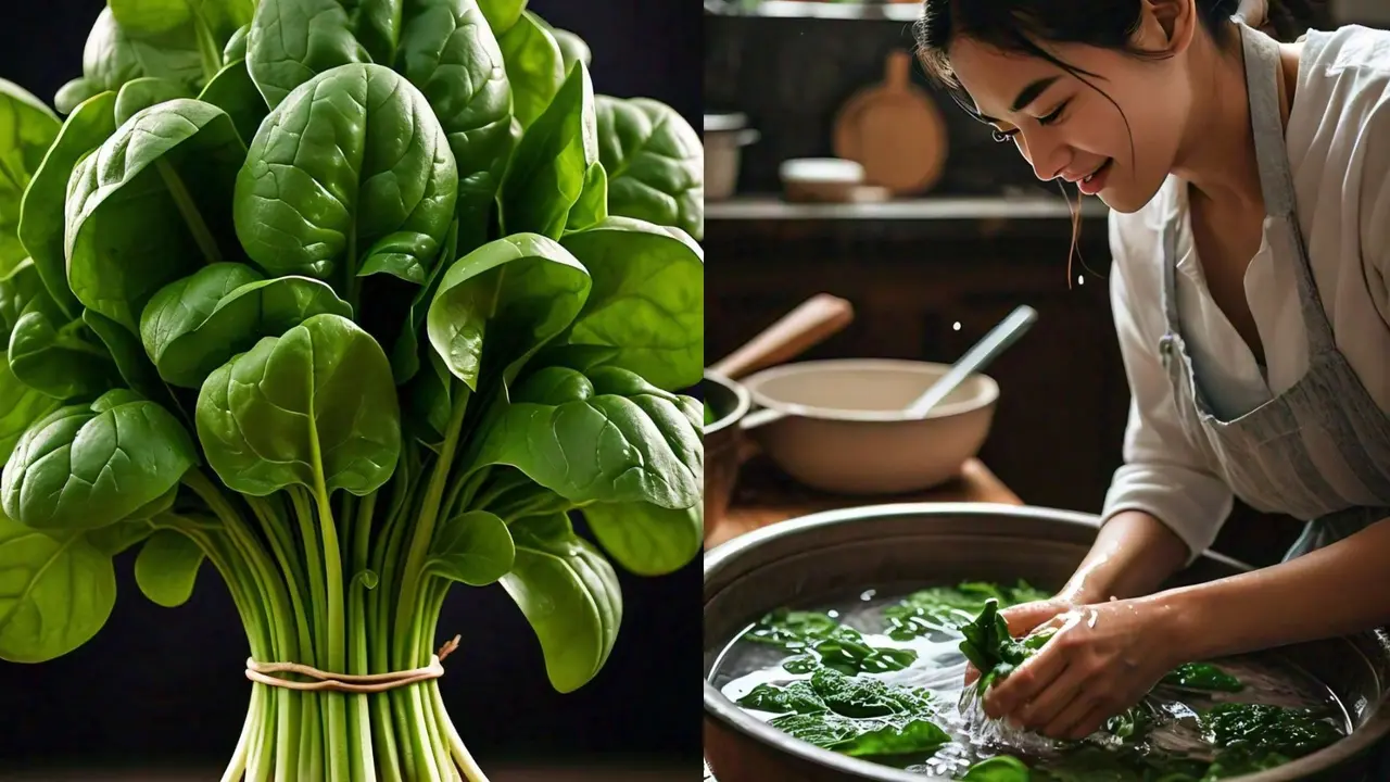 How To Wash Spinach