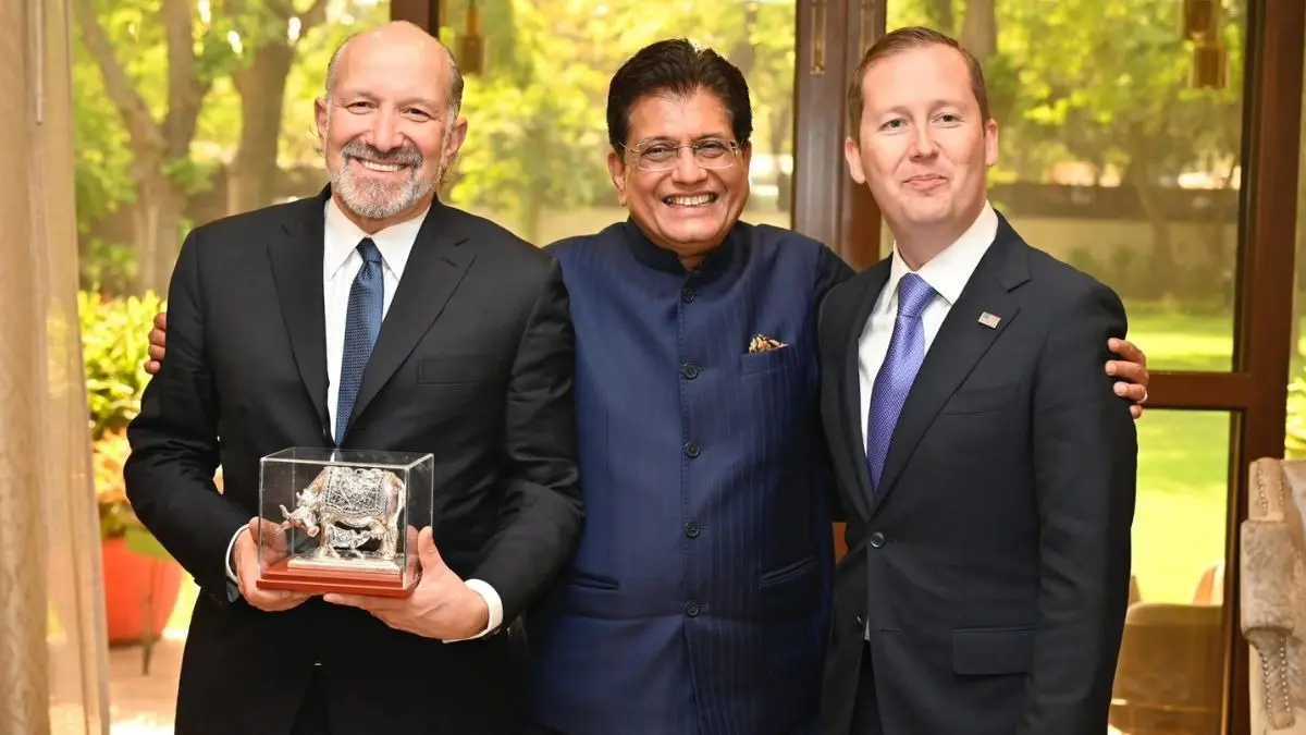 Goyal Meets US Commerce Secy; Talks Advance Despite Lack of Clarity on Final Tariff Rates Howard Lutnick, Piyush Goyal and Sergio Gor