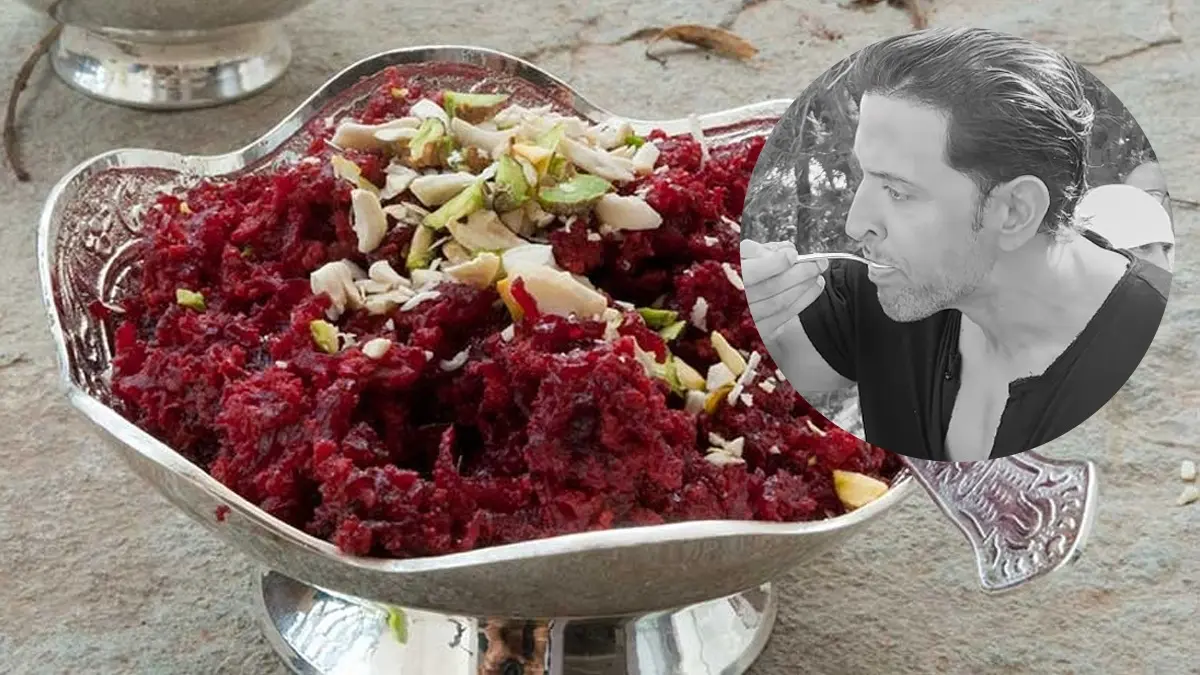 Hrithik Roshan enjoys Beetroot Halwa after strict dieting