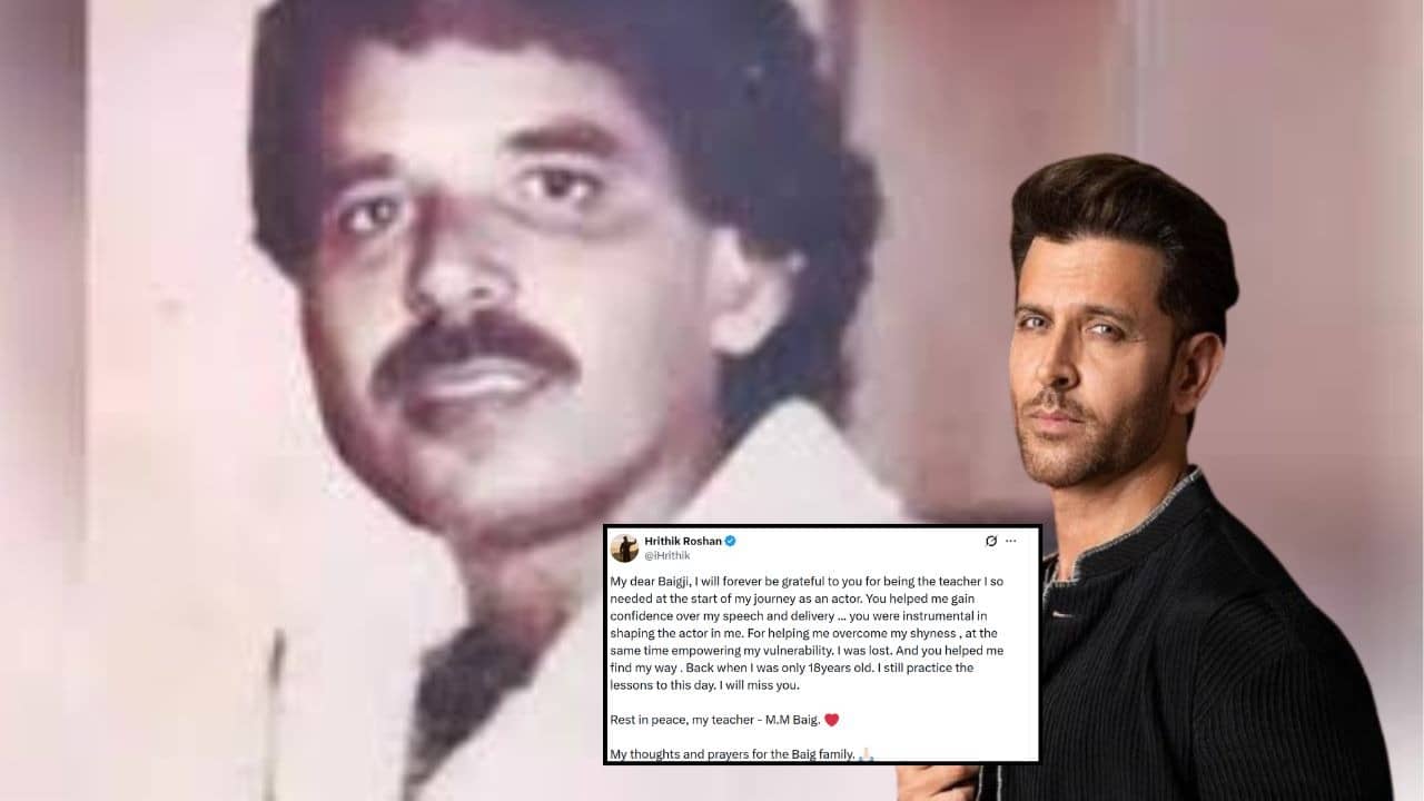 Hrithik Roshan Pays Emotional Tribute To His Mentor MM Baig Following Director’s Demise