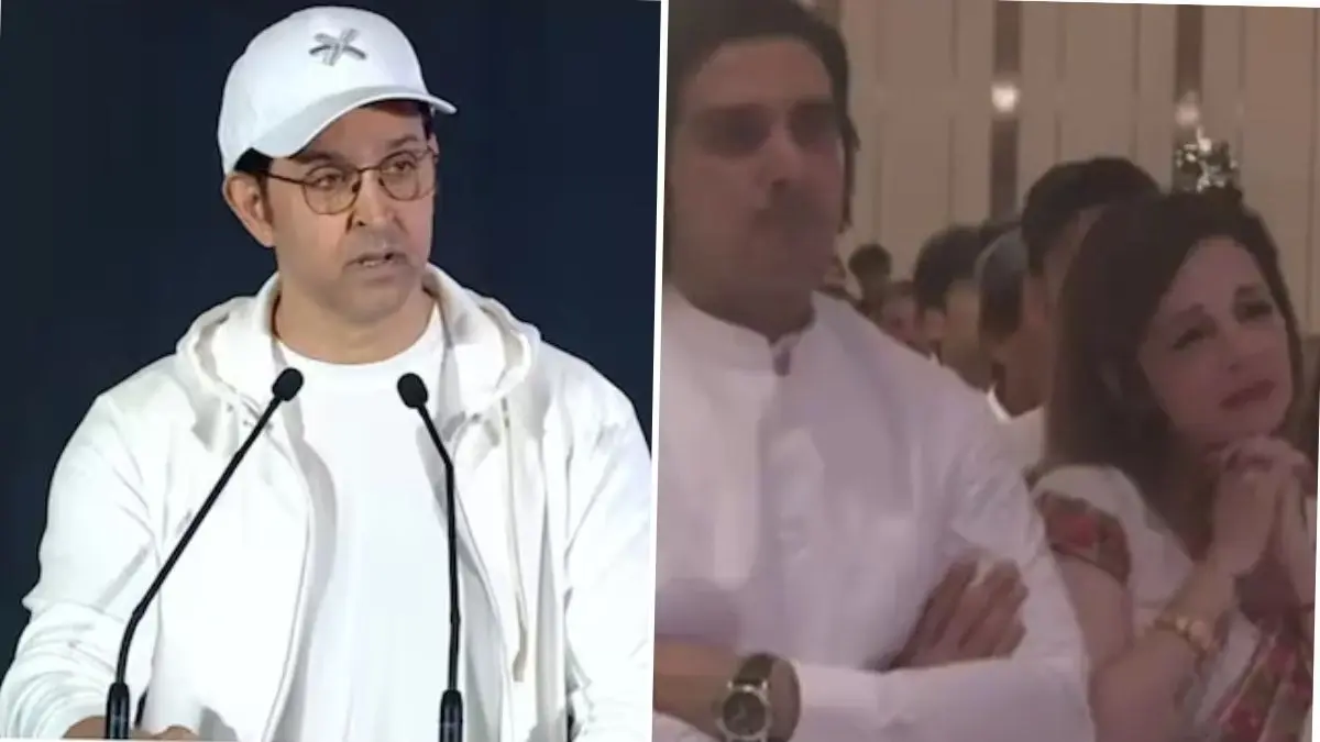 Hrithik Roshan Pays Moving Tribute To Zarine Khan, Sussanne Khan Breaks Down At Mother's Prayer Meet Hrithik Roshan remembers Zarine Khan at prayer meet