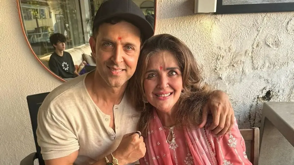 Hrithik Roshan with sister Sunaina Roshan.