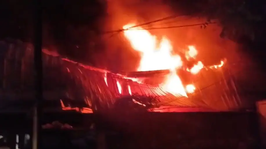 दिल्ली के द्वारका मोड़ इलाके में लगी भीषण आग में 30 झुग्गियां, दो फैक्टरी जलकर खाक Huge fire breaks out in LG showroom in Rewa