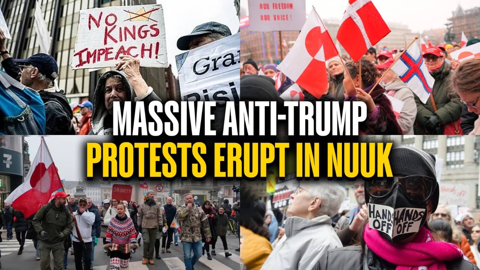 Hundreds March in Greenland to Support Arctic Island in the Face of Trump’s Threats to Take It Over