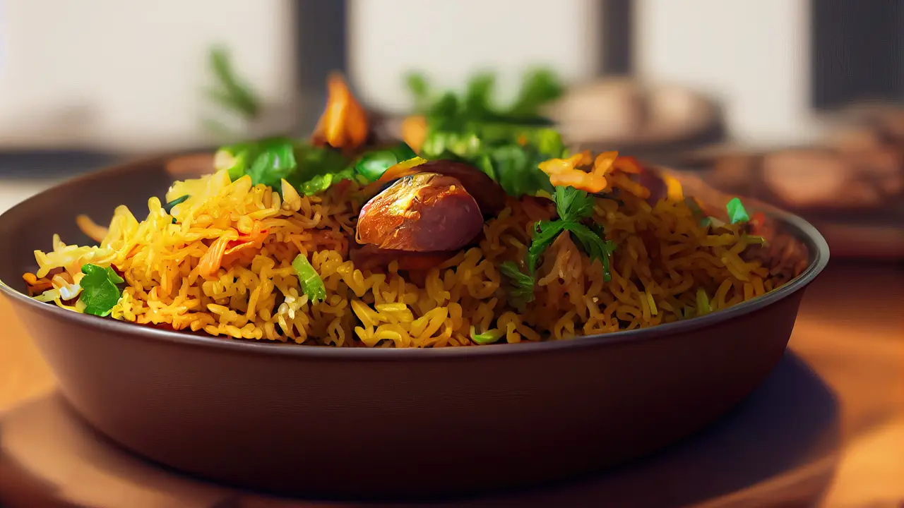 Hyderabadi Vegetable Biryani