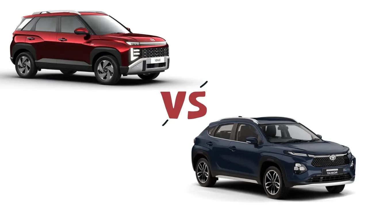 Hyundai Venue vs Toyota Taisor