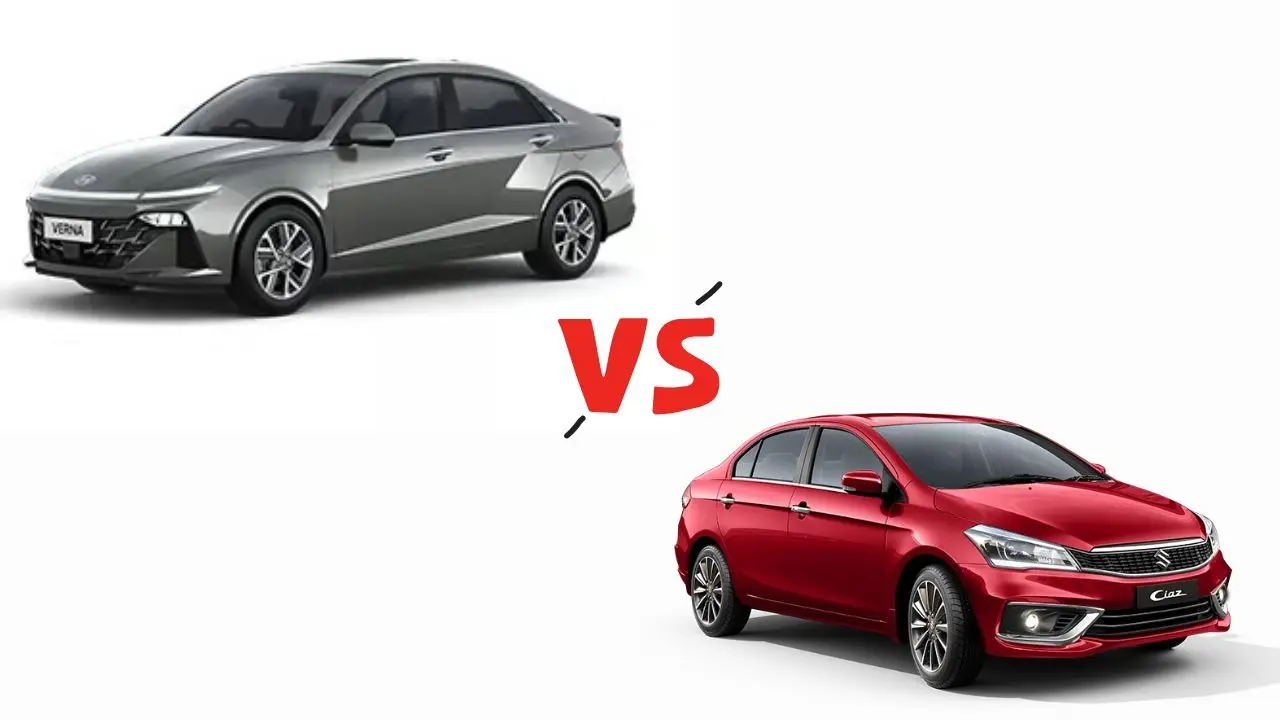 Hyundai Verna vs Maruti Suzuki Ciaz