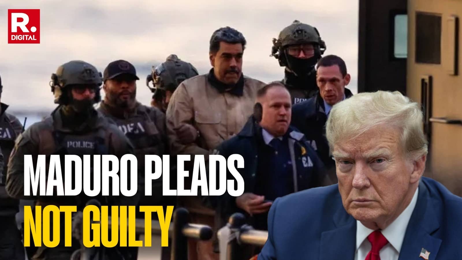 'I Am the President’: Maduro, Wife Plead 'Not Guilty' in US Court; Next Hearing Set for March 17 