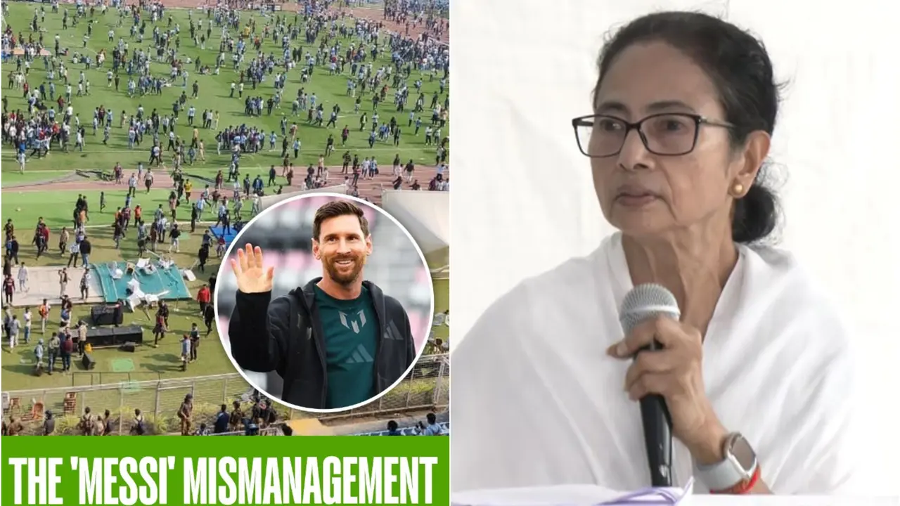 'I Apologise': CM Mamata Banerjee As Massive Chaos Breaks Out At Salt Lake Stadium After Messi's 20-Minute Visit