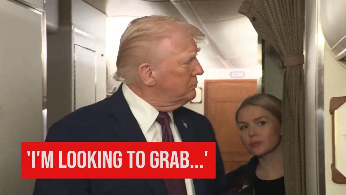 'I'm Looking To Grab...': Trump Makes Another Odd Comment on Karoline Leavitt After 'Beautiful Face & Lips' Remark