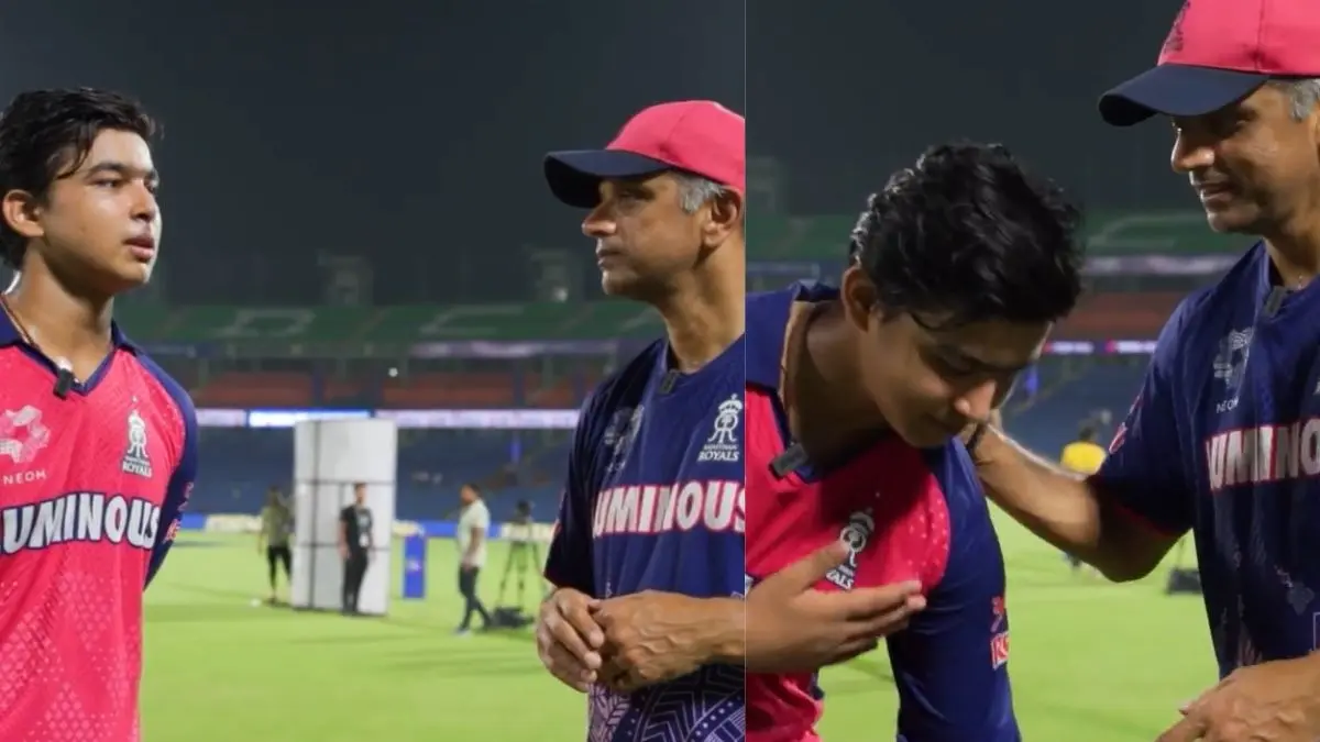 i received over 500 missed calls said Vaibhav suryavanshi to Rahul Dravid touches hed coach feet