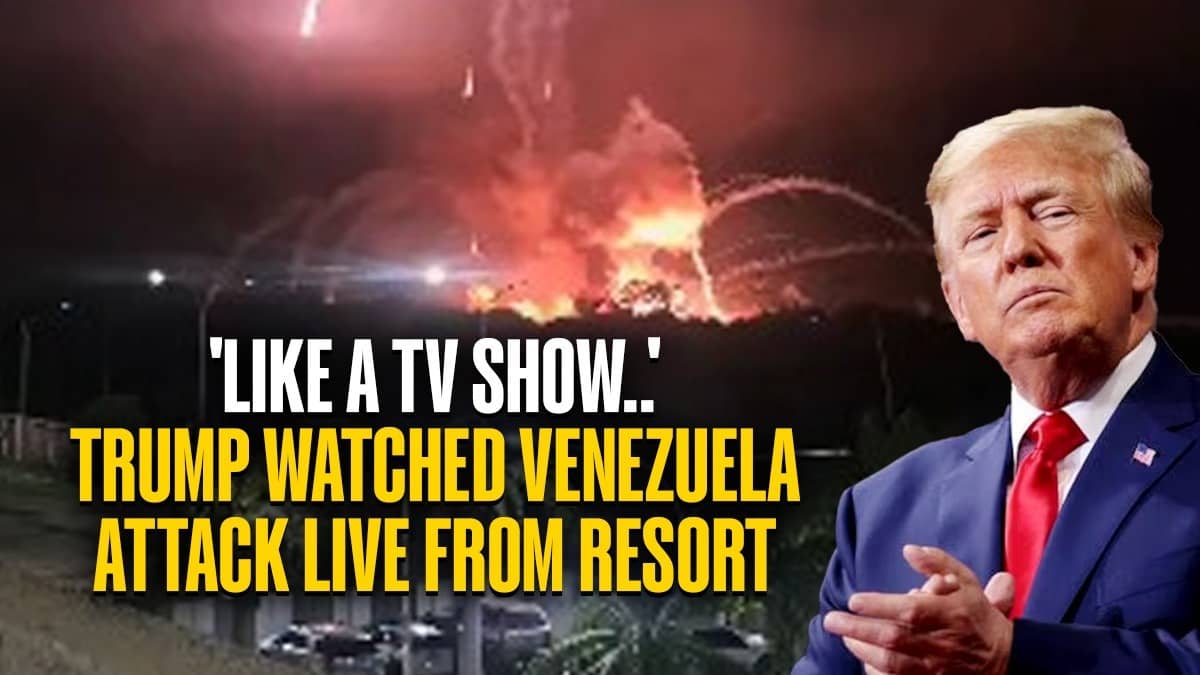 'I Watched It Like A TV Show!': Trump Says He Watched Venezuela Airstrikes Live From Mar-a-Lago Resort