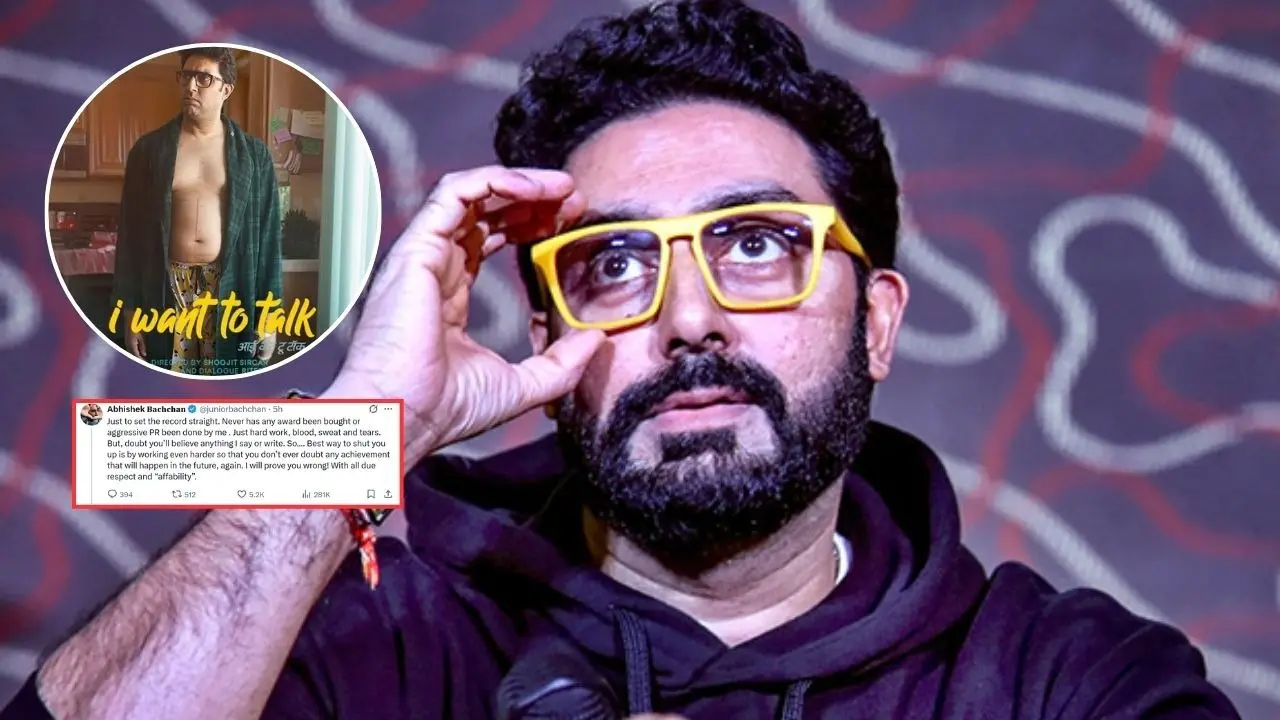 I Will Prove You Wrong: Abhishek Bachchan Claps Back At Netizen Accusing Him Of Buying Awards
