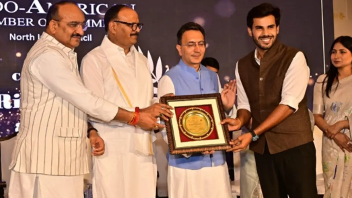 IACC Honours SR Group of Institutions’ Vice Chairman Piyush Singh Chauhan Visionary Leader in Educational Development IACC