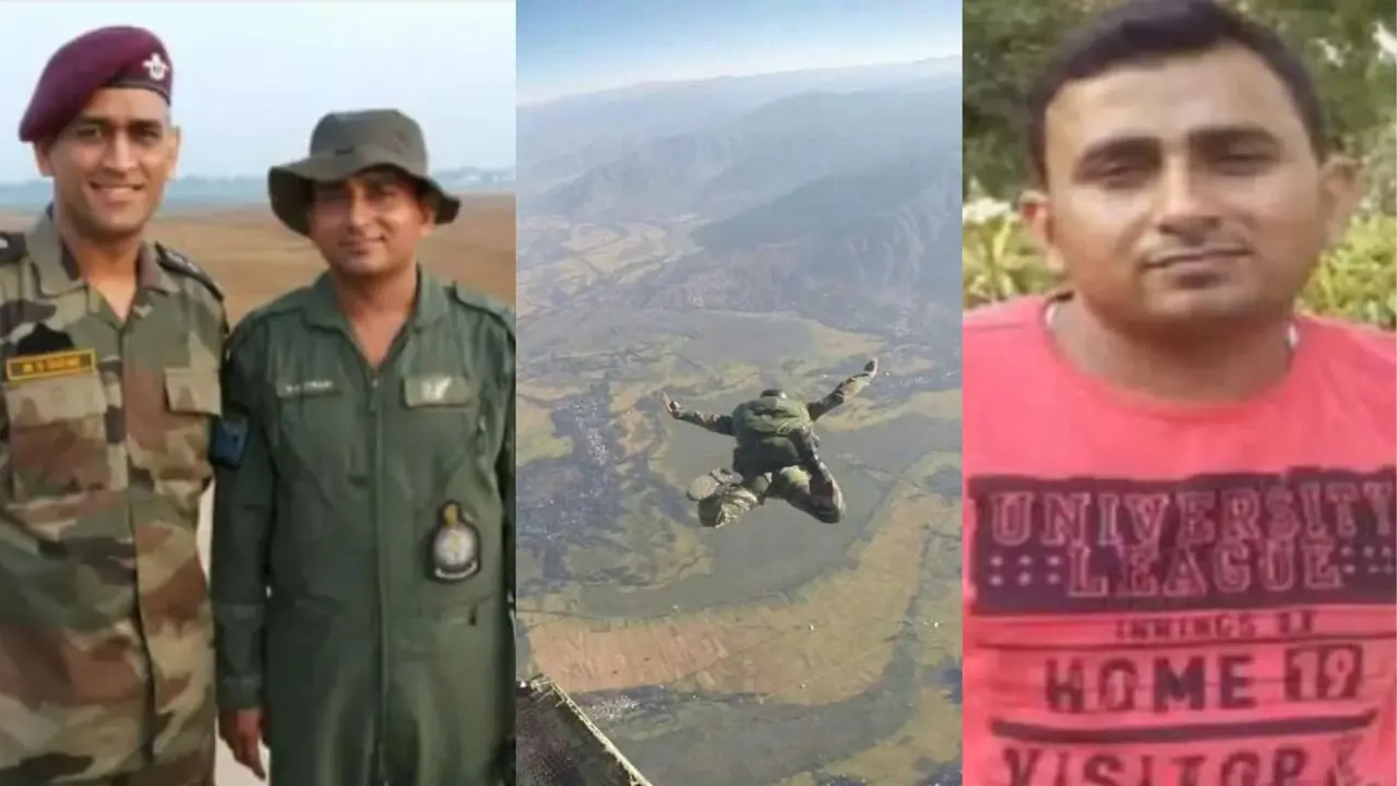 IAF Akash Ganga para jump instructor ramkumar tiwari dies during 'demo drop' in Agra,