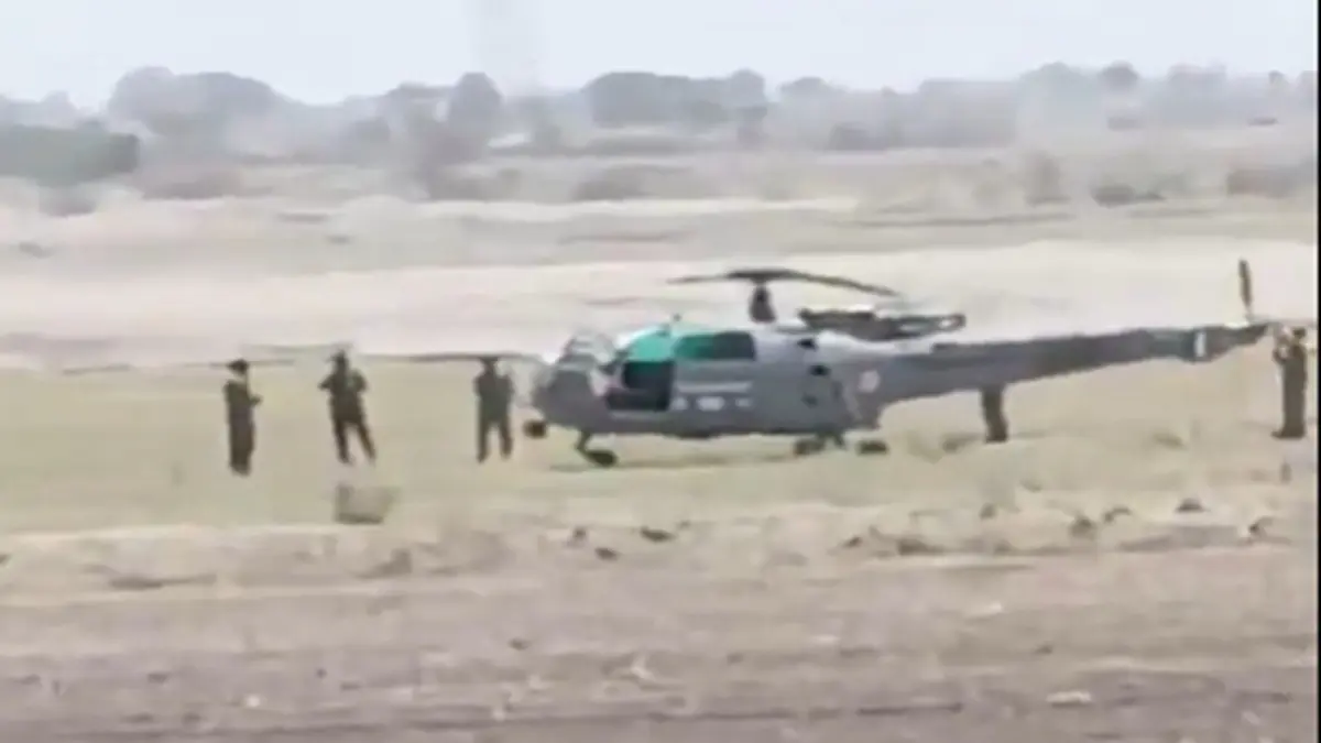 IAF helicopter makes emergency landing in Jamnagar