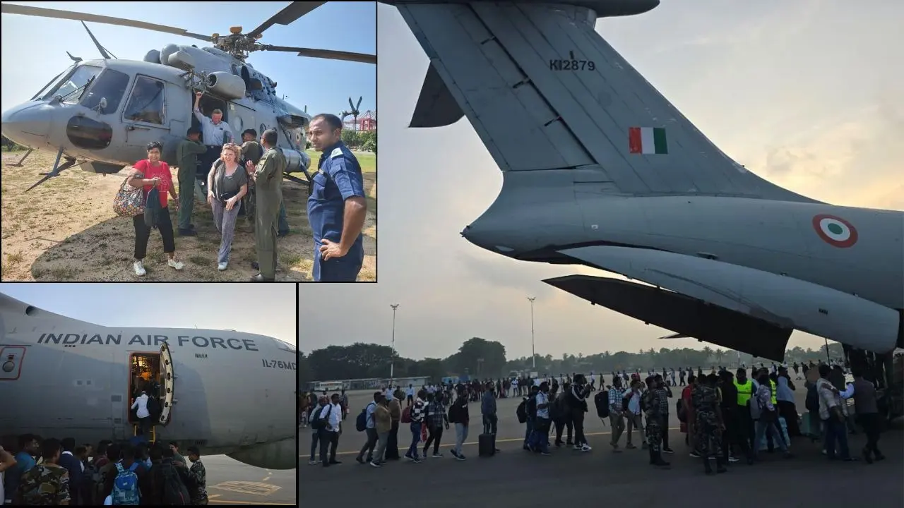 IAF rescue Sri Lanka