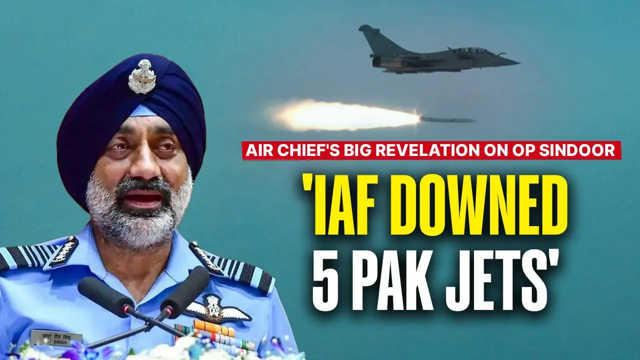 IAF Took Down 5 Pakistani Jets During Ops Sindoor: Air Marshal AP Singh