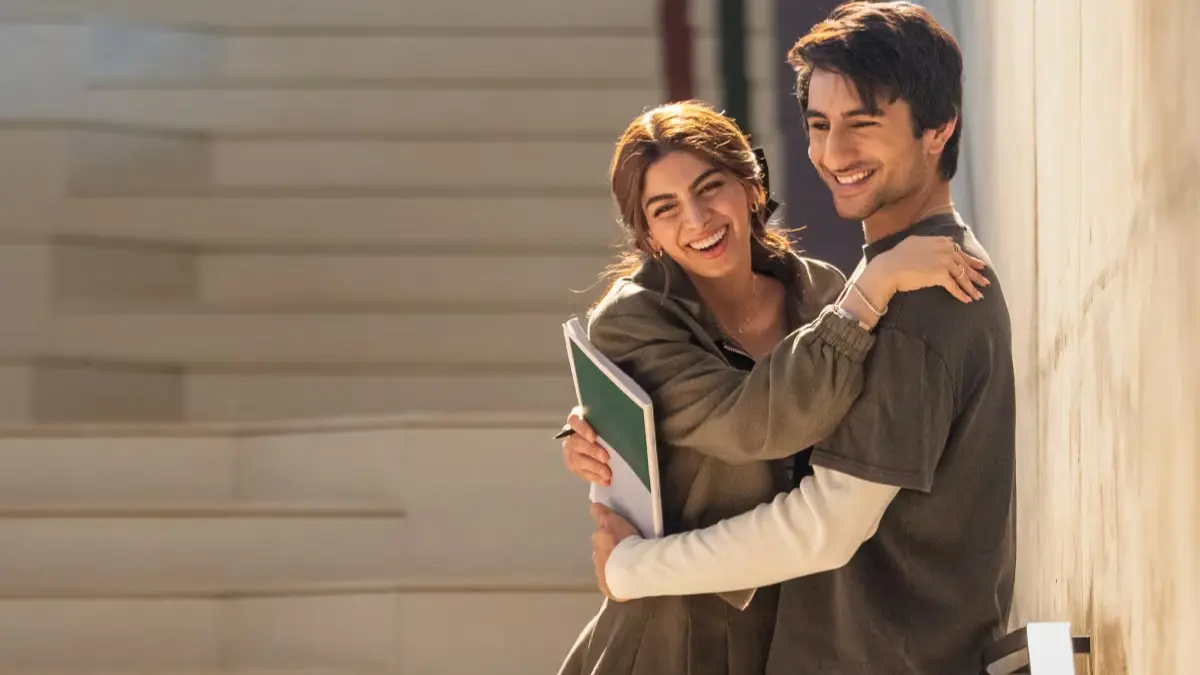 Ibrahim Ali Khan and Khushi Kapoor in Nadaaniyan