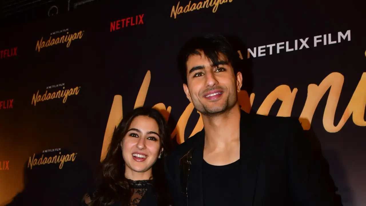 Ibrahim Ali Khan cuts the cake