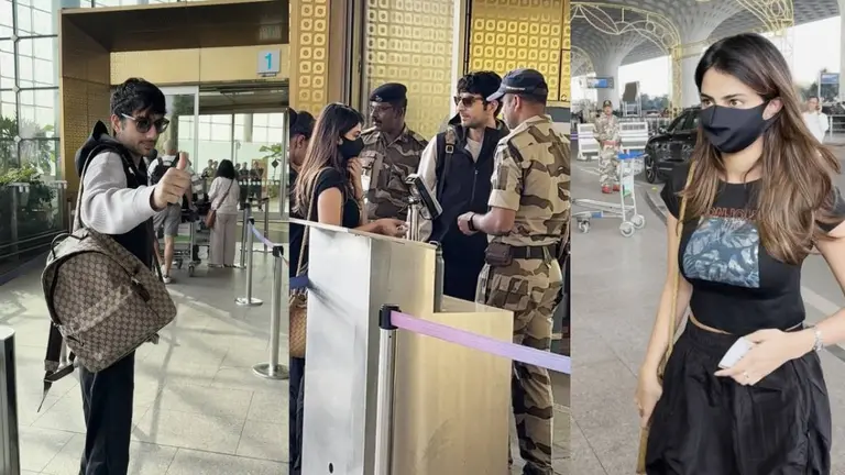 Ibrahim-Palak: आगे-आगे सैफ का बेटा इब्राहिम और पीछे मास्क में श्वेता तिवारी की बेटी पलक, अफवाहों के बाद कंफर्म किया रिश्ता? VIDEO Ibrahim Ali Khan-Palak Tiwari