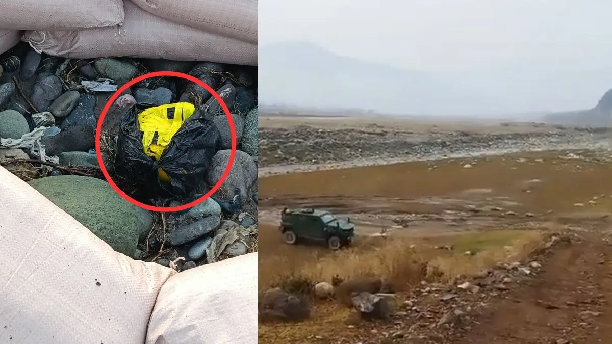 IED, Ammunition and Narcotics Dropped by Pakistani Drone Recovered in Poonch LoC