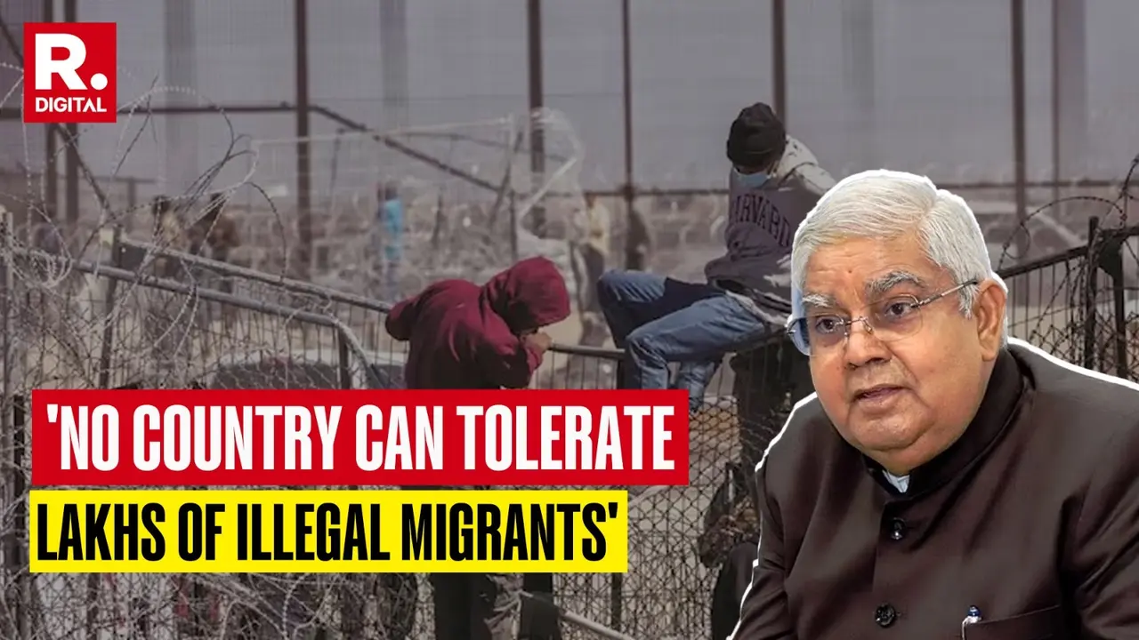 'If Illegal Migrants...': Vice President Jagdeep Dhankar Raises Red Flag Over 'Demographic Disruption' 'If Illegal Migrants...': Vice President Jagdeep Dhankar Raises Red Flag Over 'Demographic Disruption'