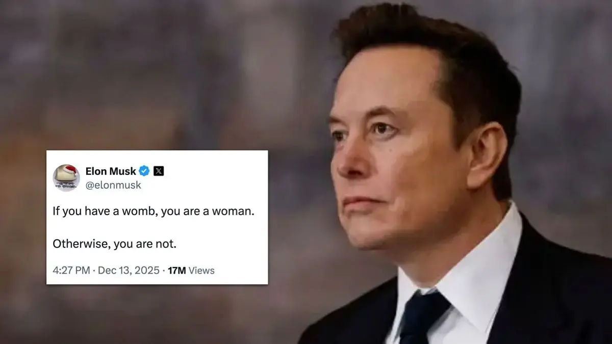 'If You've A Womb, You're A Woman': Musk's Controversial X Post Triggers Fresh Debate on Gender Identity